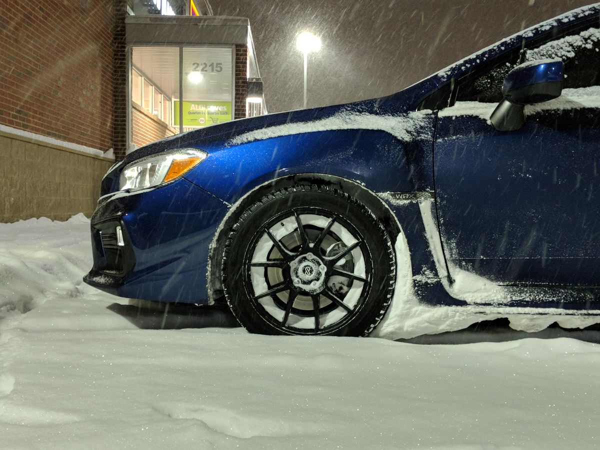 Not quite a snow plow, but close
