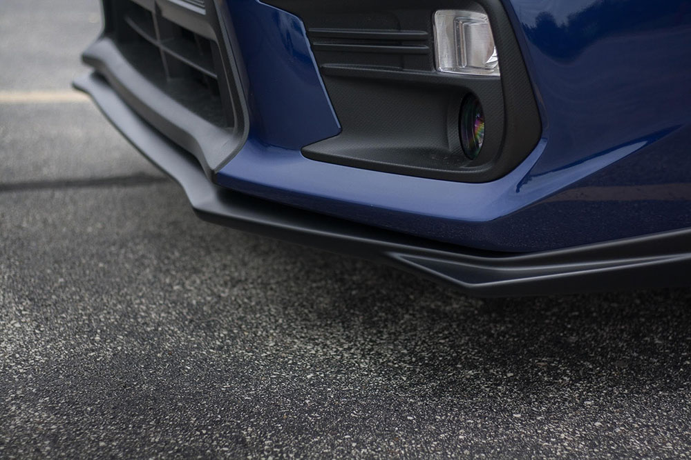 Bayson R V-Limited lip installed on the WRX