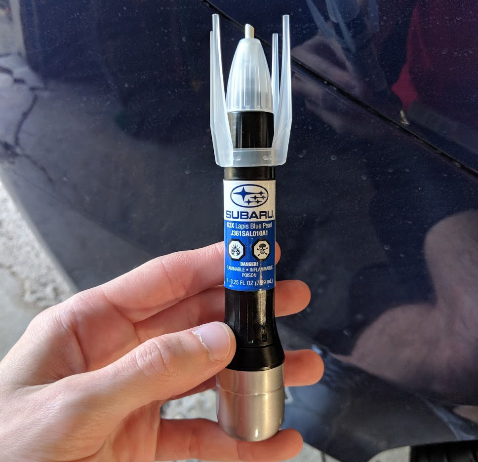 Subaru OEM Lapis Blue Pearl touch-up paint