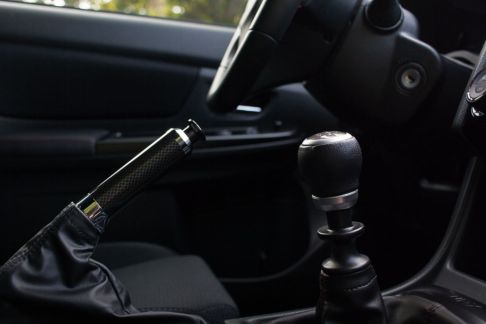 The WRX's six speed is tricky to master but gratifying to drive