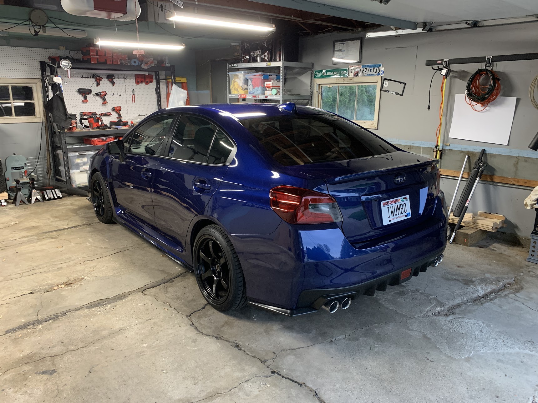 The WRX all cleaned up