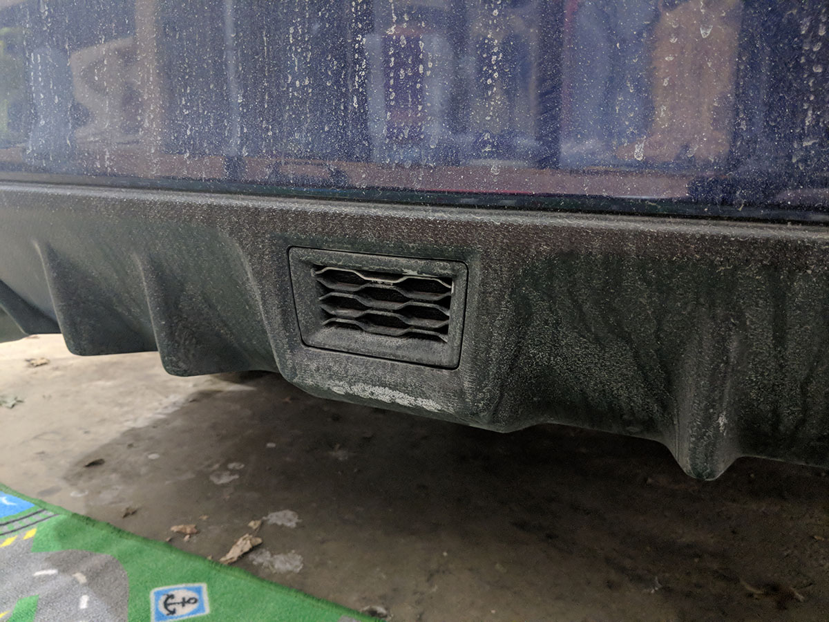 WRX rear fog light blanking plug