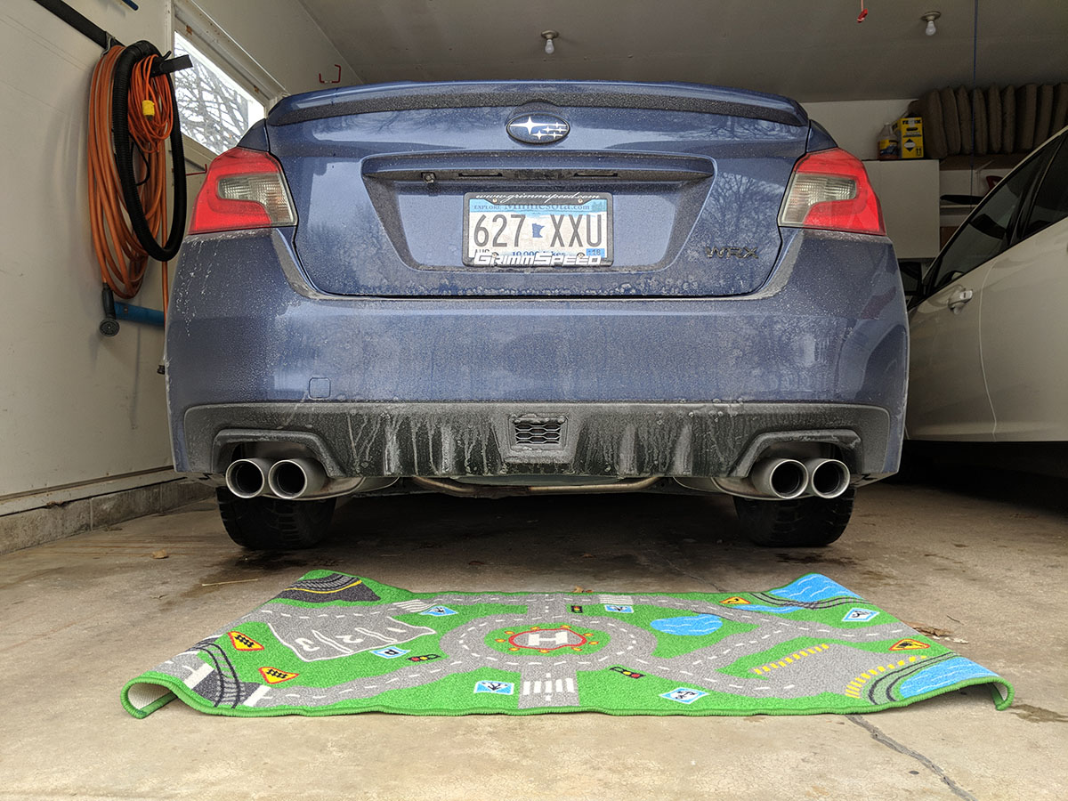 OEM muffler height