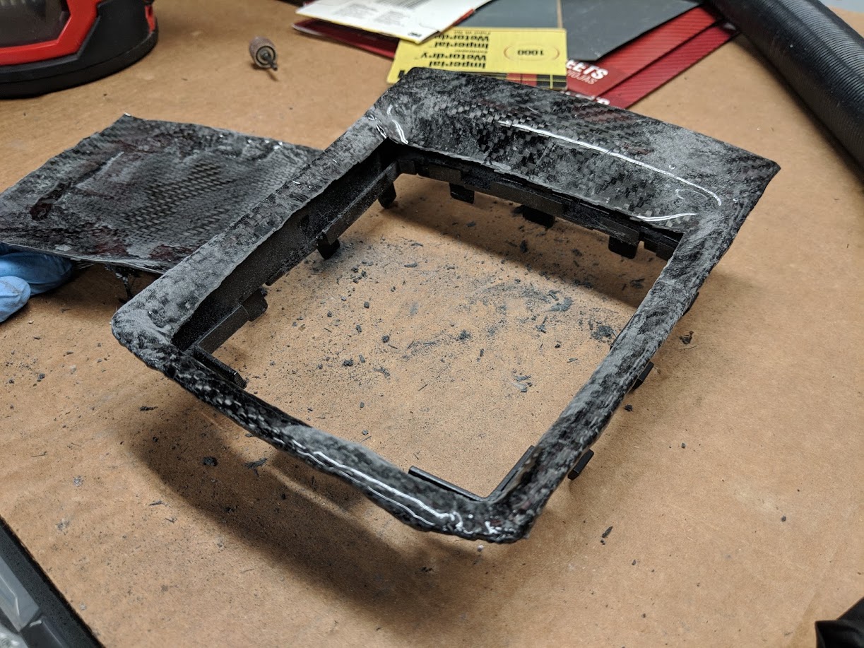 Trimming the excess carbon