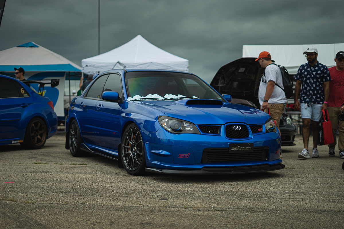 World Rally Blue Hawkeye STI