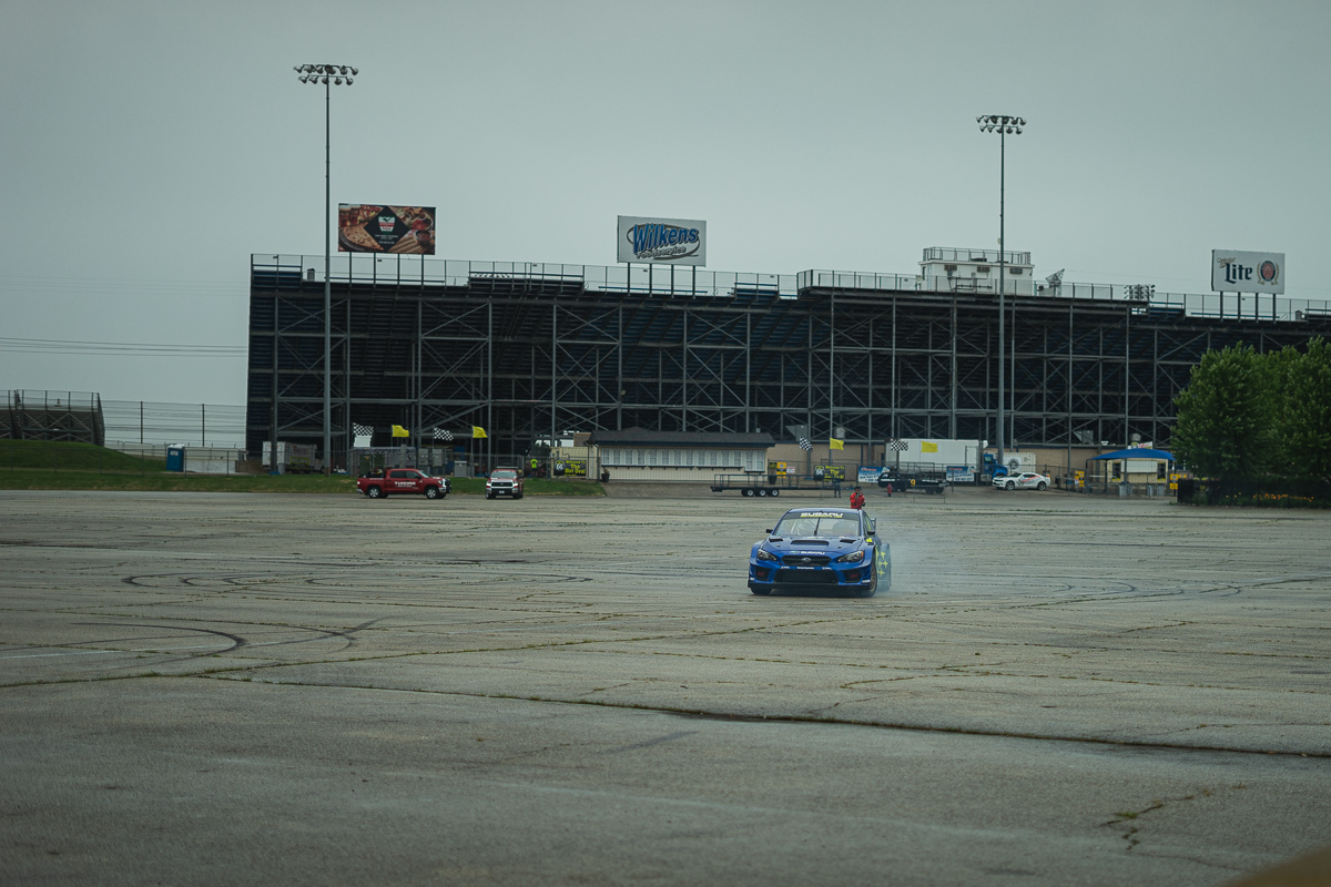 Sandell taking fans for ride-alongs!