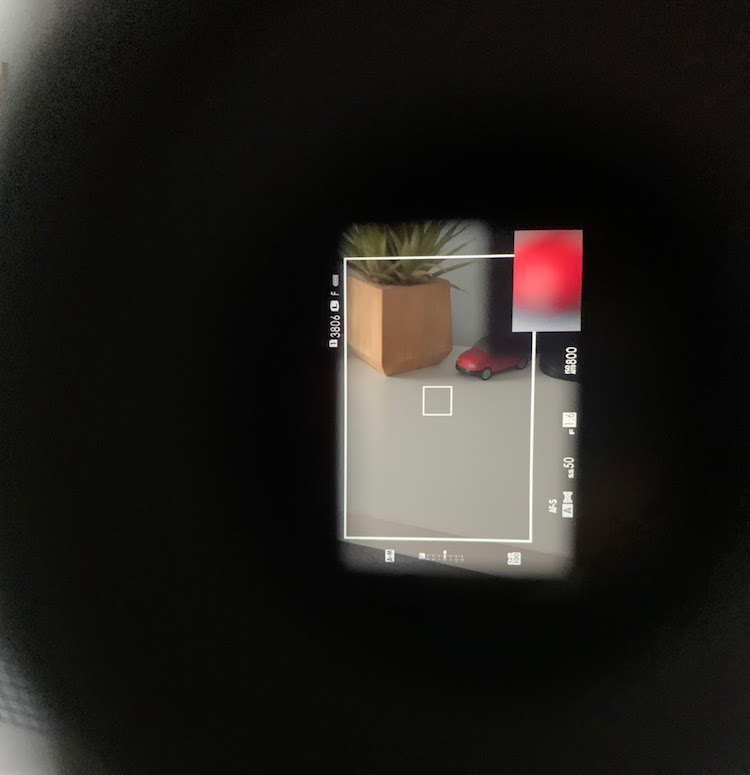 The X-Pro2 optical viewfinder
