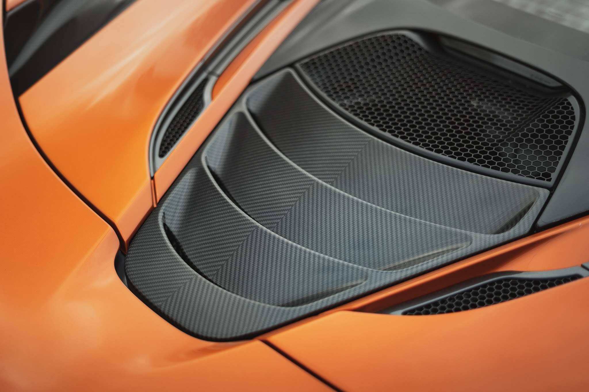 I love the carbon fiber details on this McLaren I shot at a show