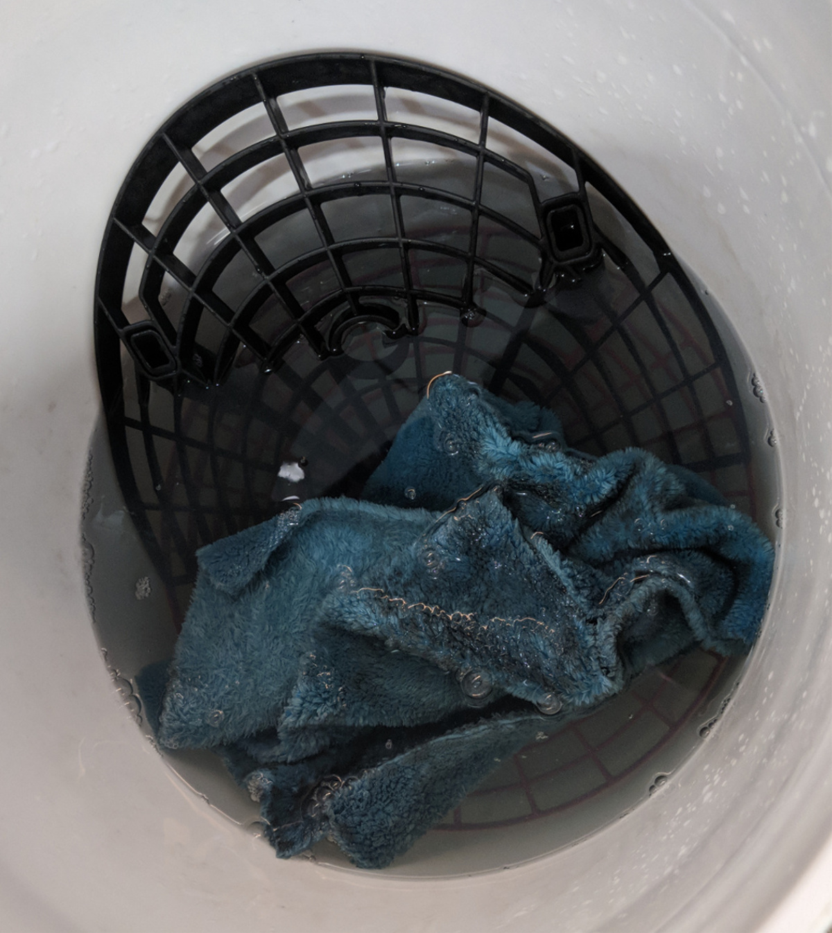 Soaking the ONR towel