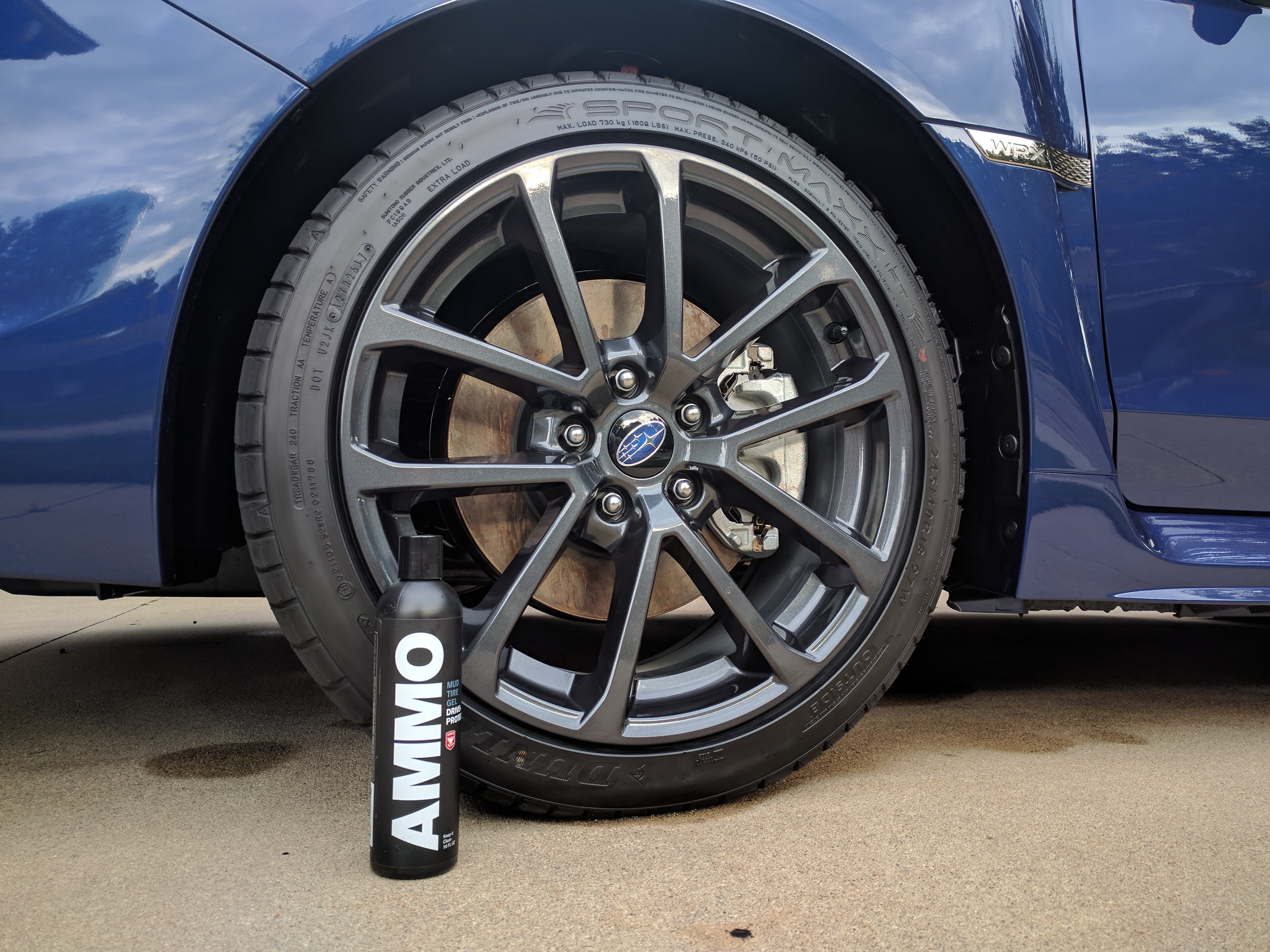 AMMO Mud on the tires