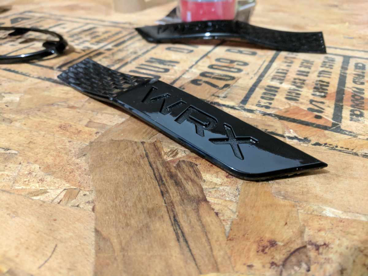 Amazon black fender badges