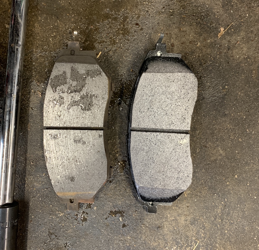 Hawk 5.0 pads compared to OEM