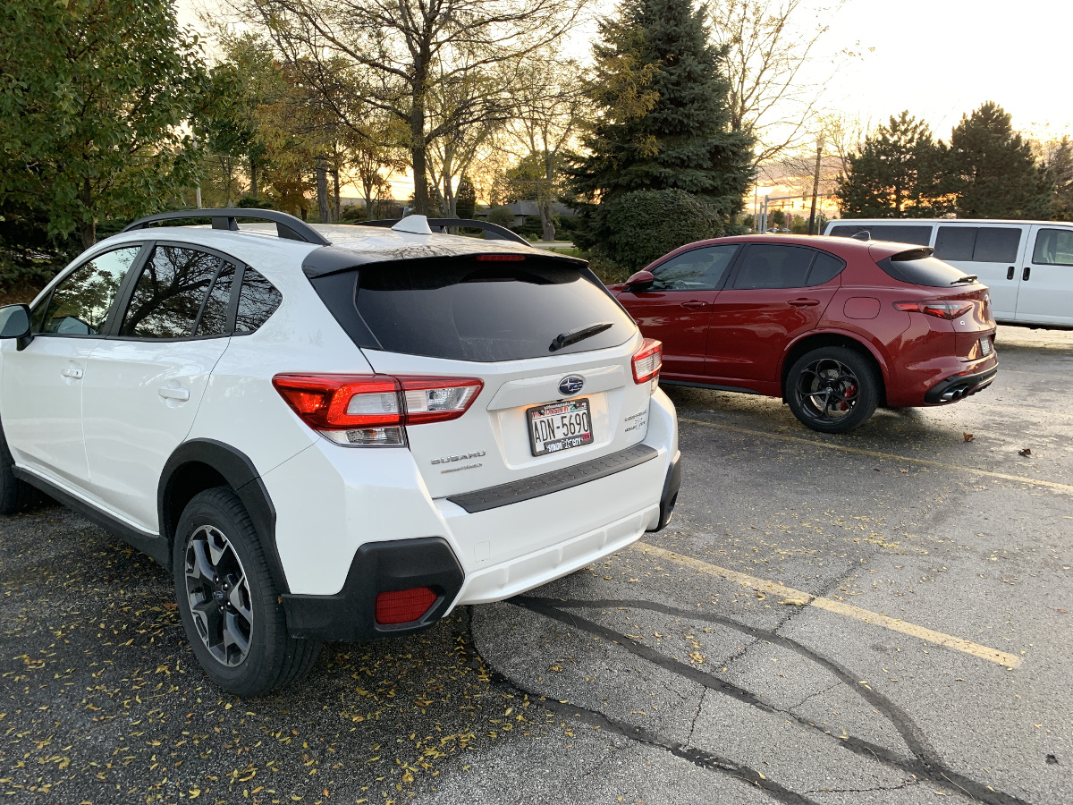 The second loaner Crosstrek