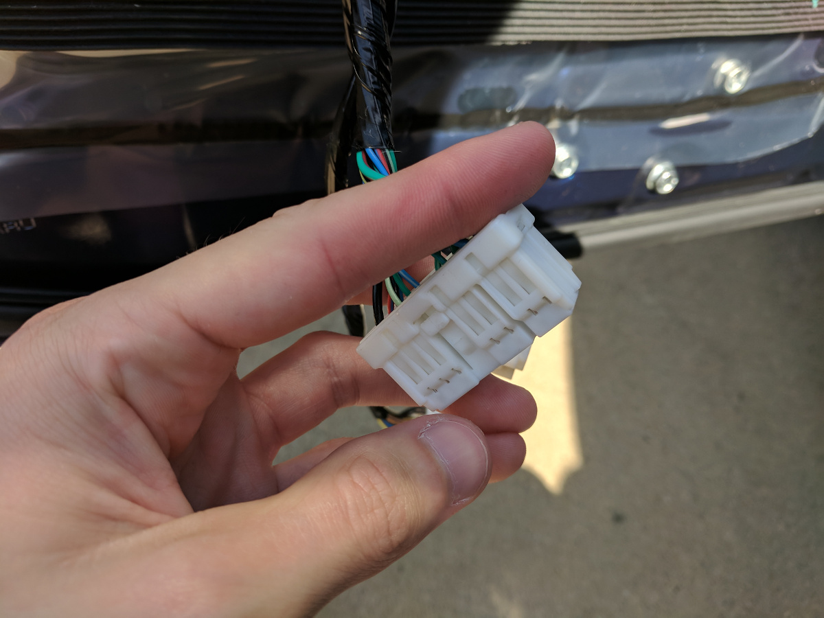 Driver's window switch harness