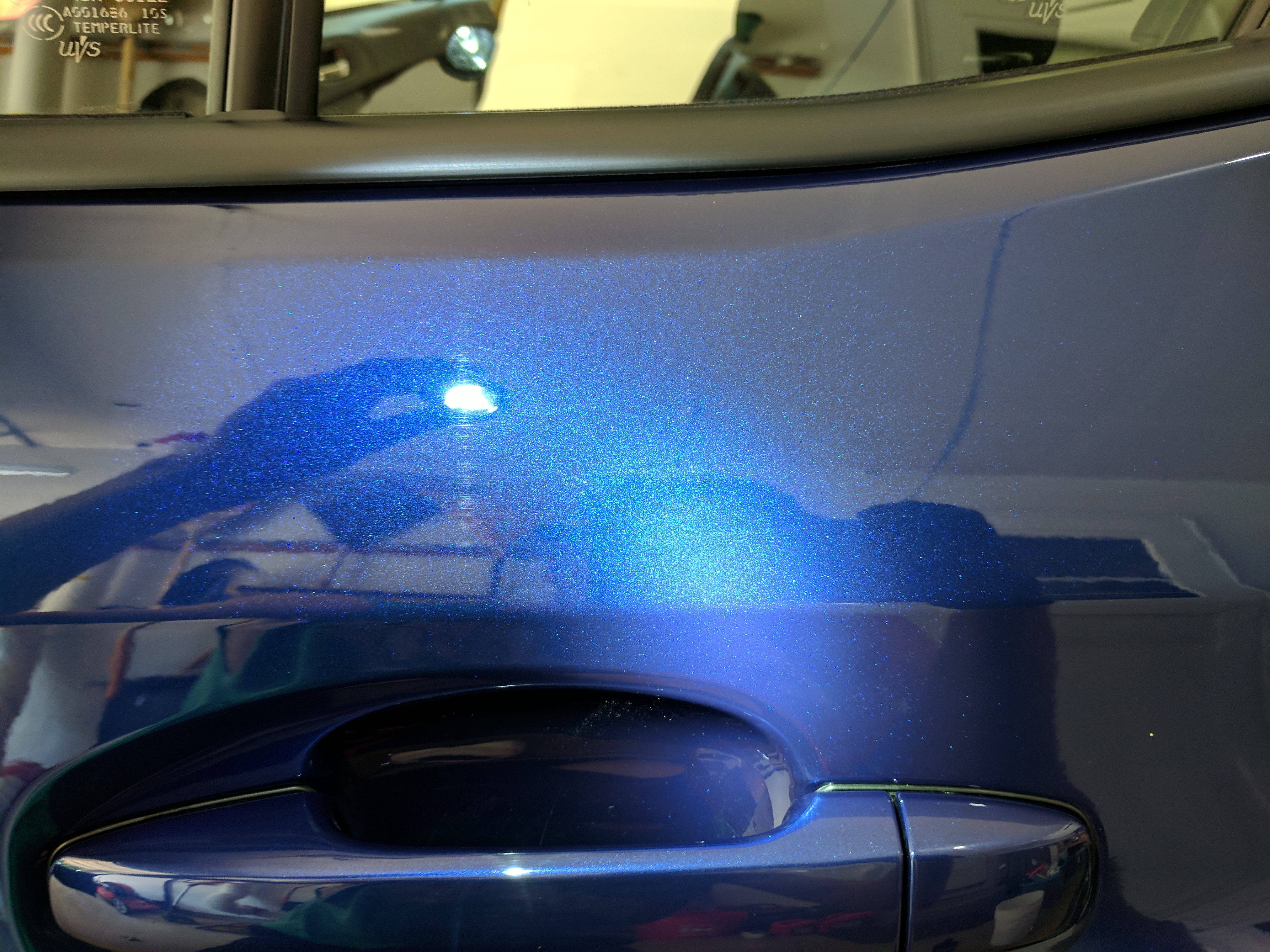Driver's door before