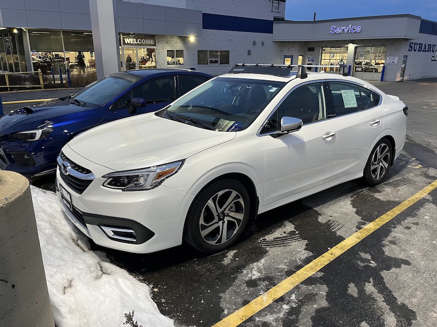 Test driving the Legacy