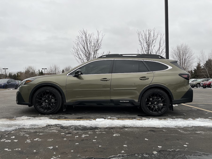 A lowered Outback Onyx XT