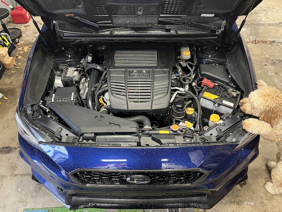 Reverting the WRX to stock